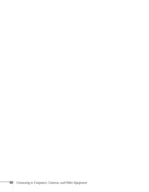 Page 5252Connecting to Computers, Cameras, and Other Equipment 