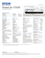 Page 2SPECIFICATIONS
Projection SystemEpson	3LCD,	3-chip	optical	engineProjection MethodFront/rear/ceiling	modeDriving MethodEpson	Poly-silicon	TFT	Active	MatrixPixel Number1,024,000	dots	x	3	(1280	x	800)	LCDsWhite Light Output**3000	lumens	(ISO	21118	Standard)	Color Light Output**3000	lumensAspect Ratio16:10	(supports	4:3	and	16:9)Native Resolution1280	x	800	(WXGA)Resize640	x	480	(VGA),	800	x	600	(SVGA), 		1024	x	768	(XGA),	1280	x	1024	(SXGA), 		1400	x	1050	(SXGA+),	1440	x	900	(WXGA+), 	1680	x	1050	(WSXGA+),...