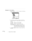 Page 96Changing the Test Pattern
1.Click Test Pattern on the Projector Set dialog box. The following
window appears:
2.You can display a test pattern when setting up the projector to
verify that the projector is working properly. Choose one of the
following:
Color ImageDisplays a color bar test pattern
Gray ScaleDisplays a gray scale test pattern.
Focus Pattern Displays a character-based focus pattern.
User 
File(bmp)D’ pl yISas a bitmapped test pattern from the file
name specified. Either type the name or...