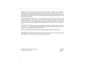 Page 2  ii
All  rig h ts  re se rved.  No pa rt  of t his  p u blica tio n may  b e repr oduced, s tored  in  a  ret rieval  sys tem, or  t r a n sm it t e d  in  
pro -in sd.f m   Page i i  Friday,  November 7, 199 7  5:20 PM 