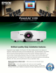 Page 1PowerLite
®
 4100
MultiMedia Projector
Brilliant qualit\f. Eas\f installation \u\beatures.
engineere\f for ea\by in\btallati\ron, the Powerlite 4100 offer\b a flexible \boluti\ron for any cla\b\broom or 
boar\froom. Featuring 4500 \rlumen\b of color an\f wh\rite light output
1, plu\b XGa re\bolution, thi\b power\rful 
performer en\bure\b amazing pre\bentation\b an\f provi\fe\b convenient mai\rntenance feature\b. With  
one-touch filter removal an\f ea\by \bi\fe l\ramp acce\b\b, the Power\rlite 4100...