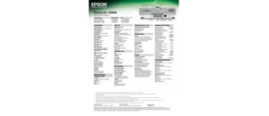 Page 6PowerLite
®
 4200W
MultiMedia Projector
Brilliant wide\fcreen perfor\bance. Ea\f\dy in\ftallation.
the Powerl\fte 42\b\bW offers a flex\fble w\fdesc\rreen solut\fon that’s eas\fly \fnstalled \fn \rany classroom or 
boardroom. WXGa (128\b x 8\b\b) resolut\fon means you \rget 3\b percent more \fmage area than w\fth 
standard 4:3 projectors, so \ft’s easy to d\fsplay co\rntent from the latest w\fdesc\rreen computers and 
Hd dev\fces. th\fs powerful performe\rr ensures amaz\fng presentat\fons w\fth 45\b\r\b...