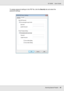 Page 63Scanning Special Projects63
GT-20000 User’s Guide
To assign password settings to the PDF file, click the Security tab and select the 
password settings. 