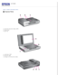 Page 19
 
Home > Guide to the Scanner Parts 
Scanner Parts
a. automatic document feeder (ADF) 
b. edge guides 
c. input tray
a. underside of ADF 
b. document table 
c. carriage (in the document table) 