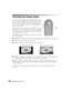 Page 2828Making Basic Adjustments
Choosing the Aspect Ratio
In many cases, video signals are automatically resized to fit 
on your screen when 
Auto is selected as the Aspect setting. 
You may need to change the size of the image (or aspect 
ratio) for certain image types by pressing the 
Aspect button 
on the remote control.
If your video source is connected to the HDMI, S-Video, or 
Video port—or the Component port when it is outputting 
480i or 480p signals—select 
Auto to automatically display 
your image...