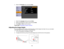 Page 49

3.
Select theExtended menuandpress Enter.
 4.
Select theLanguage settingandpress Enter.
 5.
Select thelanguage youwant touse and press Enter.
 6.
Press Menu orEsc toexit themenus.
 Parent
topic:UsingBasicProjector Features
 Adjusting
theImage Height
 If
you areprojecting fromatable orother flatsurface, andtheimage istoo high orlow, youcanadjust
 the
image heightusingtheprojectors adjustablefeet.
 1.
Turn onthe projector anddisplay animage.
 2.
Toadjust thefront foot,pulluponthe foot release...