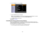 Page 89

3.
Select theImage menuandpress Enter.
 4.
Select theAuto Irissetting andselect On.
 Note:
Youcanturn Auto Irisonoroff for each Color Mode thatsupports thefeature. Youcannot
 change
theAuto Irissetting whenyouareusing aClosed Caption setting.
 5.
Press Menu orEsc toexit themenus.
 Parent
topic:ColorMode
 Controlling
theVolume withtheVolume Buttons
 You
canusetheVolume buttonsonthe projector orthe remote controltoadjust thevolume asyou
 project
apresentation withaudio. Thevolume buttons...