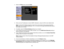 Page 65

4.
Select theOthers menuandpress Enter.
 5.
Enter uptotwo IPaddresses toreceive SNMPnotifications, using0to 255 foreach address field.
 Note:
Toenter theIPaddress usingthenumeric keysonthe remote control, pressandhold the
 Num
button. Donot use these addresses: 127.x.x.xor224.0.0.0 through255.255.255.255 (wherex
 is
anumber from0to 255).
 6.
Ifavailable, selectthePriority Gateway settingforyour network.
 7.
Ifyour network environment usesanAMX controller, turnonthe AMX Device Discovery settingto...