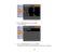 Page 145

5.
Select theBlack Levelsetting andpress Enter.
 You
seethisscreen:
 6.
Select theArea Correction settingandpress Enter.
 The
points youcanusetoset the range forblack leveladjustments aredisplayed.
 145 