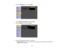 Page 49

3.
Select theNetwork menuandpress Enter.
 4.
Select Network Configuration andpress Enter.
 5.
Select theBasic menuandpress Enter.
 6.
Select thefollowing basicoptions asnecessary:
 •
Projector Nameletsyou enter aname upto16 alphanumeric characterslongtoidentify the
 projector
overthenetwork.
 49 