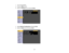 Page 571. Turn on the projector.
2. Press the
Menubutton.
3. Select the Networkmenu and press Enter.
4. Select Network Configuration and pressEnter.
5. Select the Basicmenu and press Enter.
57 