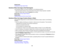 Page 135Related tasks
Changing the Image Aspect Ratio
Solutions When the Image is Not Rectangular If the projected image is not evenly rectangular, try the following solutions:
• Place the projector directly in front of the center of the screen, facing it squarely, if possible.
• Adjust the image shape using the Keystonemenu setting.
Parent topic: Solving Image Problems
Related tasks
Adjusting Keystone with the Control Panel
Solutions When the Image Contains Noise or Static If the projected image seems to...