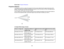 Page 26Parent topic:
Projector Placement
Projection Distance The distance at which you place the projector from the screen determines the approximate size of the
image. The image size increases the farther the projector is from the screen, but can vary depending on
the zoom factor, aspect ratio, and other settings.
Use the tables here to determine approximately how far to place the projector from the screen based on
the size of the projected image. (Conversion figures may have been rounded up or down.)
4:3...