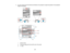 Page 58

2.
Turn thevertical andhorizontal lensshiftdials onthe projector toadjust theposition ofthe projected
 image
asnecessary.
 1
 Center
oflens
 2
 Projected
imagewhenlensshiftisset inthe center
 3
 V
×60%
 58   