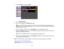 Page 55

4.
Select theMail menu andpress Enter.
 5.
Turn onMail Notification .
 6.
Enter theIPaddress forthe SMTP Server option.
 Note:
Toenter theIPaddress usingthenumeric keysonthe remote control, pressandhold the
 Num
button. Donot use these addresses: 127.x.x.xor224.0.0.0 through255.255.255.255 (wherex
 is
anumber from0to 255).
 7.
Select anumber forthe SMTP server PortNumber ,from 1to 65535 (default is25).
 8.
Choose anAddress field,enter thee-mail address, andselect thealerts youwant toreceive there....