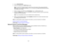 Page 645. Turn on
Mail Notification.
6. Enter the IP address for the SMTP Serveroption.
Note: To enter the IP address using the numeric keys on the remote control, press and hold the
Num button. Do not use these addresses: 127.x.x.x or 224.0.0.0 through 255.255.255.255 (where x
is a number from 0 to 255).
7. Select a number for the SMTP server Port Number, from 1 to 65535 (default is 25).
8. Choose an Addressfield, enter the e-mail address, and select the alerts you want to receive there.
Repeat for up to three...