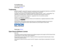 Page 196For Canadian Users
CAN ICES-3(B)/NMB-3(B)
Parent topic:
Notices
Trademarks EPSON®
, EasyMP ®
, Instant Off ®
, PowerLite ®
, and Quick Corner ®
are registered trademarks, and EPSON
Exceed Your Vision is a registered logomark of Seiko Epson Corporation.
Accolade ®
and PrivateLine ®
are registered trademarks; BrightLink Solo TM
, Duet TM
, and SizeWise TM
are
trademarks; and Epson Store SM
and Extra Care SM
are service marks of Epson America, Inc.
Mac and OS X are trademarks of Apple Inc., registered in...