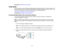 Page 44

Parent
topic:Adjusting theImage Height
 Image
Shape
 You
canproject anevenly rectangular imagebyplacing theprojector directlyinfront ofthe center ofthe
 screen
andkeeping itlevel. Ifyou place theprojector atan angle tothe screen, ortilted upordown, oroff
 to
the side, youmay need tocorrect theimage shape forthe best display quality.
 Correcting
ImageShape withtheKeystone Buttons
 Parent
topic:UsingBasicProjector Features
 Correcting
ImageShape withtheKeystone Buttons
 You
canusetheprojectors...