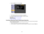 Page 67

4.
Select theOthers menuandpress Enter.
 5.
Setthesetting toOn toallow theprojector tobe detected.
 6.
Turn offthe projector, thenturniton again toenable thesetting.
 Parent
topic:Crestron RoomView Support
 Related
references
 Projector
SetupSettings -Extended Menu
 Controlling
aNetworked ProjectorUsingCrestron RoomView
 Once
youhave setupyour projector touse Crestron RoomView, youcancontrol andmonitor projection
 using
acompatible webbrowser.
 1.
Start yourwebbrowser onacomputer connected tothe...