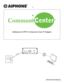 Page 1OPERATION MANUAL
Software for IPW-1A Intercom-Over-IP Adaptor
LANPWR
POWER
IN0 IN1        NO  C   NCT
2 Wires
0211 