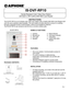 Page 1Pg. 1
IS-DVF-RP10
Vandal Resistant Color Video Door Station
with Built in HID multiCLASS SE® Card Reader
The IS-DVF-RP10 is an IS Series color video door station with a multiCLA\
SS SE® Card Reader built 
onto the same stainless steel faceplate. The card reader provides electronic access to a building 
through a separate Access Control System, which is not supplied by Aiphone.  
The IS-DVF-RP10 can connect to the IS-CCU or IS-SCU control units.
-INSTRUCTIONS-
NAMES & FUNCTIONS: 
1.  Camera      5.  Name...