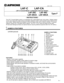 Page 1- INSTRUCTIONS -
The LAF-C Console Master system is a loudspeaker type, single talkpath open voice system.  Multiple masters 
can be used, along with a large variety of sub station models to create a communication system tailored to the 
users needs.  Master stations are available in 20-and 40-station sizes, with or without a handset.  For greater 
capacity, include a 20- or 40-station add-on selector.  Any LE- or LS- series sub station can be used.  
All Call and/or Background Music are optional...