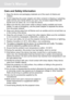 Page 1User’s Manual 
I
Care and Safety Information
1.  Keep the device and packaging materials out of the reach of infants and 
children. 
2.  Avoid subjecting the power adapter and other contacts to dripping or splashing 
water and dry your hands before you use it. Do not place objects filled with 
liquids such as vases, etc. on or near the device. 
3.  Make sure that the used power outlet is always readily available and never 
hidden. In case of emergency, use the power adapter to separate the device 
from...