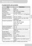 Page 41Manuale Utente 
9
IT
Caratteristiche del prodotto 
Vo c e  Descrizione 
Tecnologia ottica  LCOS 
Sorgente luminosa  RGB LED 
Risoluzione  960 x 540 Pixel (Q1080p) 
Luminous Flux  12 lumen effettivi 
Dimensioni imagine 
proiettata 12.7 cm ~ 127 cm (5” ~ 50” Diagonale) 
Distanza di proiezione  10.7 cm ~ 167 cm 
Superficie di proiezione  Scheda microSD, drive USB, HDMI, 
ingresso AV 
Formato di riproduzione  Foto: JPEG, BMP 
Video: MP4, AVI, RMVB 
Musica: MP3, WMA 
Te s t o :  T X T  
Ingresso alimentazione...