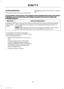 Page 64Conflict Notification
The system alerts you to any conflicts by
highlighting areas of the screen in colored
text.
If your battery cannot have a full charge by the scheduled drive time, the system
highlights your next GO Time and Charge Complete time and the following
message appears: Action and Description
Menu Item
This is normal; the vehicle is informing you of the conflicting situation.
This notification only displays when the gearshift selector lever is in
position P.
Charge at GO
Time: under
100%...