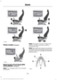 Page 159Power Lumbar (If Equipped)
Multi-Contour Front Seats With
Active Motion 
 (If Equipped)
Note: The massage system turns off after
20 minutes. Note:
The engine must be running or the
vehicle must be in accessory mode to
activate the seats.
Note: Allow a few seconds for any selection
to activate. When the seatback and cushion
are both active, the massage will alternate
between zones 156
Super Duty (TFE) Canada/United States of America, enUSA, First Printing SeatsE176038 E176039 E156301  