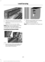 Page 2705. Place the ramp into the ramp holder.
6.
Install the cam bolts and close the cam
lever arms.
7. Attach the front and rear cables.
Note: Make sure you properly secure the
locking cable. If the locking cable is
unsecured, you may hear a rattling noise.
Installing the Ramp Holder 1. Hook the top of the ramp holder over
the mounting plate and rotate the
ramp holder into position. 2. Slide the ramp holder studs upwards
into the installed position.
3. Tighten the ramp holder nut.
Note: The nut should be on...