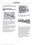 Page 32If your child restraint system has a tether
strap, and the child restraint manufacturer
recommends its use, we also recommend
its use.
Rear Seat Tether Strap
Attachment (Crew Cab and Super
Cab)
There are three loops of webbing just
above the back of the rear seat (along the
bottom edge of the rear window). Use
these loops as both routing loops and
anchor loops for up to three child safety
seat tether straps.
For example, you can use the center loop
as a routing loop for a child safety seat in
the center...