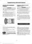 Page 48DRIVER AND PASSENGER
AIRBAGS
WARNINGS
Never place your arm over the airbag
module as a deploying airbag can
result in serious arm fractures or
other injuries. Airbags can kill or injure a child in a
child restraint. Never place a
rear-facing child restraint in front of
an active airbag. If you must use a
forward-facing child restraint in the front
seat, move the seat upon which the child
seat is installed all the way back. The driver and front passenger airbags
deploy during significant frontal and near...