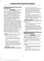 Page 52Transport Canada Deactivation Criteria
(Canada Only)
WARNING
This vehicle has special energy
management seatbelts for the driver
and right front passenger. These
particular seatbelts are specifically
designed to work with airbags to help
reduce the risk of injury in a crash. The
energy management seatbelt gives or
releases additional seatbelt webbing in
some accidents to reduce the
concentration of force on an occupant's
chest and to reduce the risk of certain bone
fractures and injuries to...