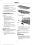 Page 747. Lift the tailgate to a 45-degree angle
from horizontal.
8. Lift the right side off its hinge.
9. Lift the tailgate to an 80-degree angle
from horizontal.
10. Remove the tailgate from the left side
hinge by sliding it to the right.
Reverse the steps to reinstall the tailgate.
TAILGATE STEP (If Equipped)
Use the step to make entering the truck
bed easier.
To reduce the risk of falling:
• Only operate the step when your
vehicle is on a level surface.
• Only operate the step in areas with
sufficient...