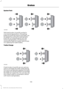 Page 133System Park
With both knobs (A and B) pushed in
(normal driving position), the parking
brakes for both the tractor and trailer can
be applied by pulling the parking brake
knob (B) out, exhausting air from the
tractor spring brakes, simultaneously
causing the trailer air supply valve to pop
out, applying the trailer brakes.
Trailer Charge
If both knobs (A and B) are out, and you
want to recharge the trailer while leaving
the tractor spring brakes applied, the trailer
air supply (A) can be pushed in to...