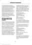 Page 165In the CAMVAP program, impartial
third-party arbitrators conduct hearings at
mutually convenient times and places in
an informal environment. These impartial
arbitrators review the positions of the
parties, make decisions and, when
appropriate, render awards to resolve
disputes. CAMVAP decisions are fast, fair,
and final as the arbitrator
’s award is
binding on both you and Ford of Canada.
CAMVAP services are available in all
Canadian territories and provinces. For
more information, without charge or...