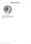 Page 257Wheel pilot bore
A
Inspect the wheel pilot hole and
mounting surface prior to installation.
Remove any visible corrosion or loose
particles.
254
F650750 (TBC) , enUSA, Edition date: 201708, First Printing Wheels and TiresE145950  