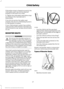 Page 30If the tether strap is clipped incorrectly, the
child safety seat may not be retained
properly in the event of a crash.
6. Tighten the child safety seat tether strap
according to the manufacturer's
instructions.
If you do not anchor the safety seat
properly, the risk of a child being injured in
a crash greatly increases.
If your child restraint system has a tether
strap and the child restraint manufacturer
recommends its use, we also recommend
its use.
BOOSTER SEATS
WARNING
Do not put the shoulder...