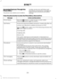 Page 297Accessing Features Through the
Phone Menu
The phone menu allows you to redial a
number, access your call history and
phonebook, and send text messages as
well as access cell phone and system
settings.
Press the phone button to enter the Phone Menu, then scroll to: Action and Description
Message
Press the OK button to redial the last number called.
Phone Redial
Press the OK button again to confirm.
Access any previously dialed, received or missed calls after you
connect your Bluetooth-enabled cell phone...