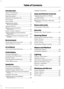 Page 4Introduction
About This Manual...........................................7
Symbols Glossary
...........................................10
Data Recording.................................................12
California Proposition 65.............................13
Perchlorate........................................................13
Ford Credit
.........................................................13
Replacement Parts Recommendation
.......................................13
Special Notices...