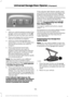 Page 1681.
With your vehicle parked outside of the
garage, switch your ignition to the on
position, but do not start your vehicle.
2. Press and release the function button that you would like to program.
3. Hold your hand-held garage door transmitter 1– 3 in (2–8 cm) away from
the HomeLink button you want to
program.
4. Press and hold the hand-held transmitter button you want to
program while watching the indicator
light on HomeLink. Continue to hold
the hand-held button until the
HomeLink indicator light...