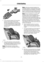 Page 274. Insert the belt tongue into the proper
buckle (the buckle closest to the
direction the tongue is coming from)
for that seating position until you hear
a snap and feel the latch engage. Make
sure the tongue is latched securely by
pulling on it. 5. To put the retractor in the automatic
locking mode, grasp the lap portion of
the inflatable seatbelt and pull upward
until you pull all of the belt out.
Note: The automatic locking mode is
available on the front passenger and rear
seats. Note:
Unlike the...