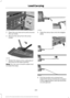 Page 2682.
Open the cam lever arms and unscrew
the cam bolts.
3. Remove the ramp from the ramp holder. 4. Rotate the stops at the underside of
the ramp to the open position.
Note: You can use a smooth surface tool
to rotate the stops. 5. Slide the ramp claw onto the tailgate
plate. 6. Pull the location pin outward and
extend the ramp until the pin is seated
in the usage position, then set the ramp
on even ground.
265
Super Duty (TFE) Canada/United States of America, enUSA, Edition date: 201702, Third Printing...