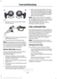 Page 1854. Operate the fuel pump nozzle within
the area shown. 5.
Slightly raise the fuel pump nozzle and
then slowly remove it.
6. Fully close the fuel tank filler door.
Note:  Do not attempt to start the engine
if you have filled the fuel tank with incorrect
fuel.  Incorrect fuel use can cause damage
not covered by the vehicle Warranty.  Have
your vehicle checked immediately.
System Warnings (If Equipped)
If the fuel filler inlet does not fully close a
warning message appears in the
information display.
1....