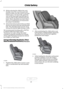 Page 258. Before placing the child in the seat,
forcibly move the seat forward and
back to make sure the seat is securely
held in place. To check this, grab the
seat at the belt path and attempt to
move it side to side and forward and
back. There should be no more than 1
inch (2.5 centimeters) of movement
for proper installation.
9. Check from time to time to be sure that
there is no slack in the lap and shoulder
belt. The shoulder belt must be snug
to keep the lap belt tight during a crash.
We recommend...