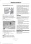 Page 100Telescoping Mirrors (If Equipped)
This feature lets you extend the mirror
about 
3 in (75 mm). It is useful when
towing a trailer. You can manually pull out
or push in the mirrors to the desired
position.
Power-Folding Mirrors
 (If Equipped) To fold both mirrors, switch your vehicle
on (with the ignition in accessory mode or
the engine running) and then:
1. Press the control.
2. Press control again to unfold the
mirrors.
Note: Do not stop the mirrors midway
through their movement. Wait until the
mirrors...