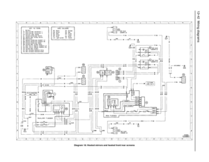 Page 24312•42 Wiring diagrams
Diagram 18: Heated mirrors and heated front/rear screens 