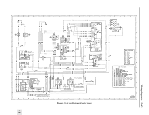 Page 244Wiring diagrams  12•43
12
Diagram 19: Air conditioning and heater blower 