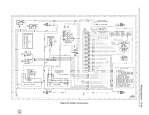 Page 250Wiring diagrams  12•49
12
Diagram 25: Auxiliary warning system 